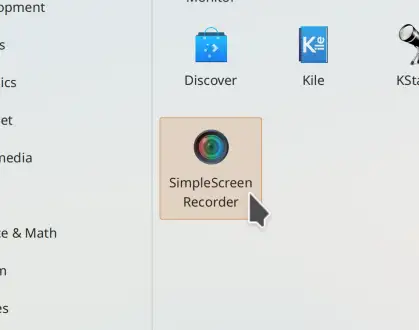 SimpleScreenRecorder Breeze Icon